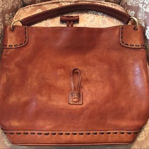 Dooney & Bourke Large Tan Leather Handbag